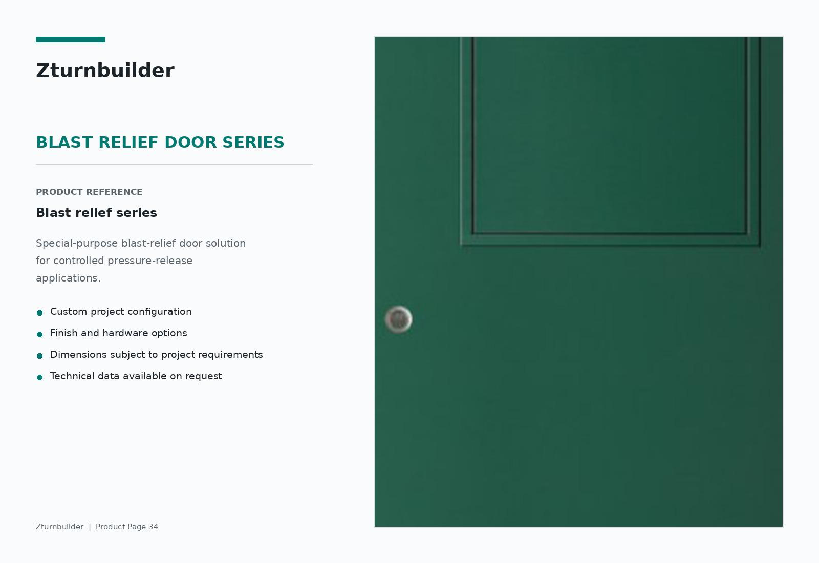 Blast Relief Doors Blast Relief Doors