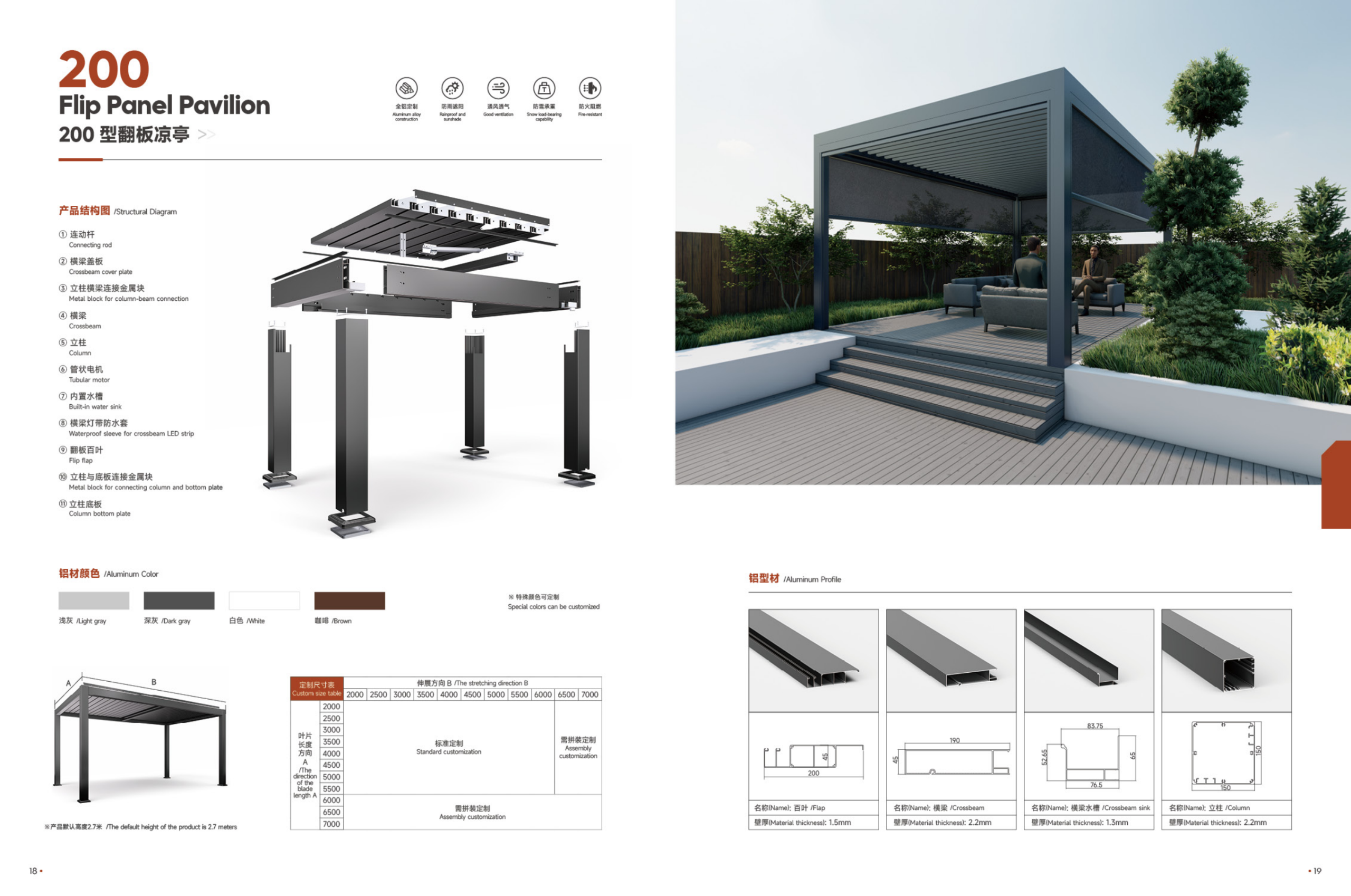 Aluminum Pergolas Zturnbuilder aluminum pergola with motorized retractable louvre roof